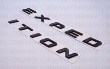 Fits OEM 2018-21 Expedition Max Limited Matte BLACK Stealth Hood Letters Emblem