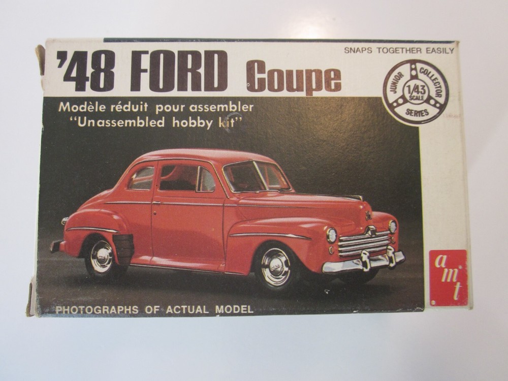 1948 Ford Coupe AMT Model Car Kit for Classic Enthusiasts