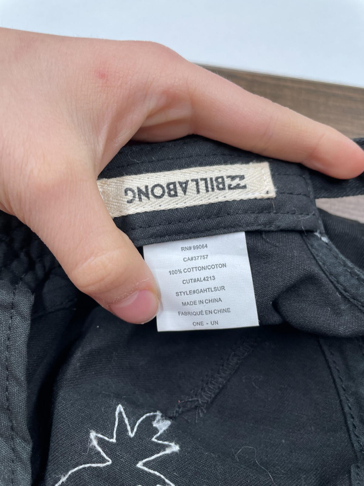 Billabong Pineapple Patch Logo Black Hat Cap Stra… - image 6