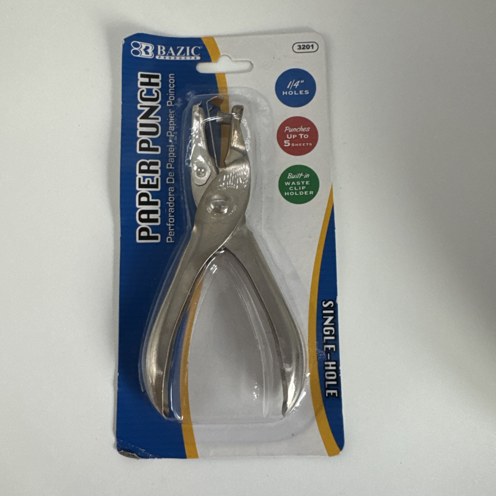 Hole Punch New Sealed collects does not make a mess school craft office supply