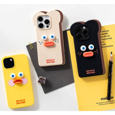 Brunch Brother Silicone Case for iPhone 14 / 14 Pro Cute Phone Case