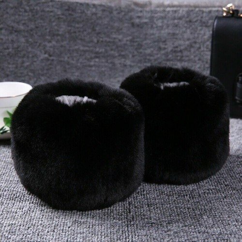 Lady Faux Fur Plush Cuff Warmer Wristband Winter Soft Oversleeve Gloves DIY Chic - Picture 16 of 21