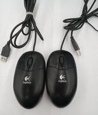 LOGITECH OPTICAL WIRED USB MOUSE M-UAE96 LOTS...