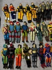Vintage 1980s GI Joe Cobra Basic Figures No Weapons Some Dupes Lot Good Starters