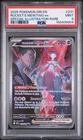 2025 POKEMON DESTINED RIVALS ILLUSTRATION RARE TEAM ROCKET'S MEWTWO EX PSA 9
