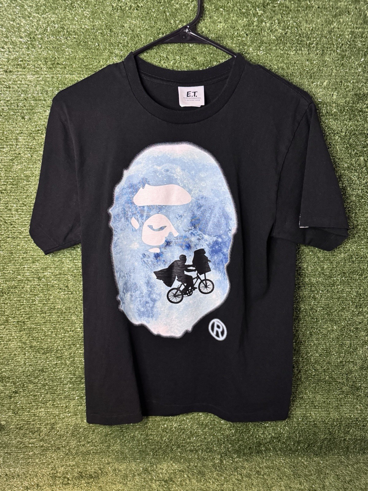 BAPE E.T. Ape Head Tee Men's Small Limited Edition Streetwear