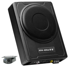 Boss Audio SLIM8 8" 800W Powered UnderSeat Car Subwoofer Amplified Sub