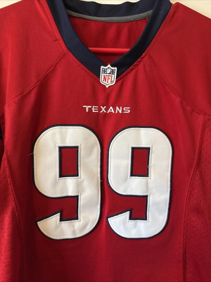Camiseta de fútbol para niños Nike Houston Texans JJ Watt #99 roja juvenil talla L (14/16) Foto 2 de 4