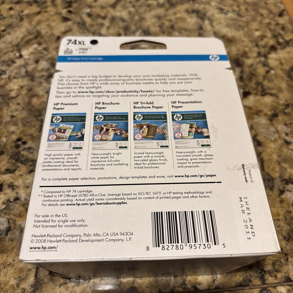 HP 74 черные чернила Vivera Hp - Изображение 2 из 2