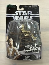 Damaged Star Wars The Saga Collection C-3PO With Ewok Throne 2006 Hasbro