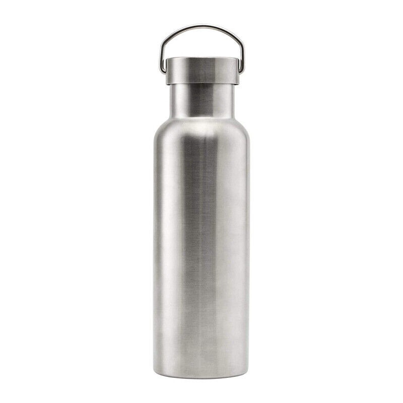 500/750/1000ml Stainless Steel Water Bottle Motivational Sports Drink Cup Flask