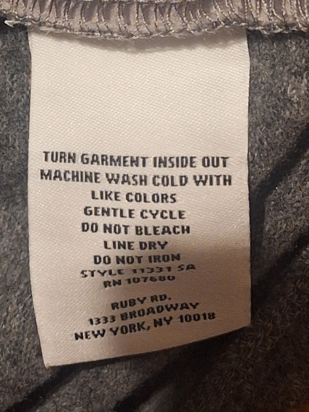 Ruby Rd Quilted Button Up &Drawstring Vest Gray S… - image 7