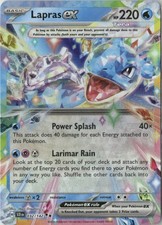 Lapras ex Double Rare SV07: Stellar Crown 032/142 NM