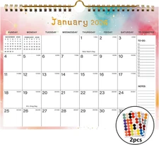 2026-2027 Wall Calendar - Includes January 2026 to June 2027, 18-Month Paper Wal