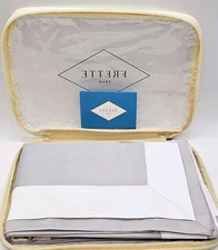 FRETTE Flying EURO SHAMS New SET OF 2 SHAMS GREY/MILK