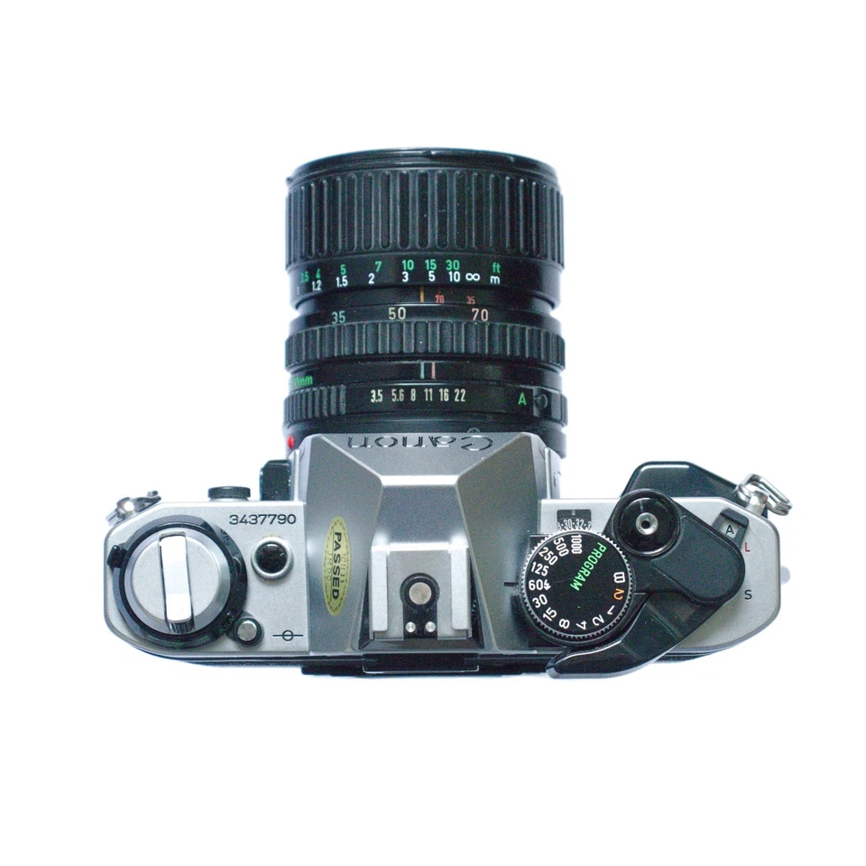 Canon AE-1 Program analoge SLR mit Canon FD 35-70 mm 1:3.5-4.5 Objektiv - Bild 4 von 4