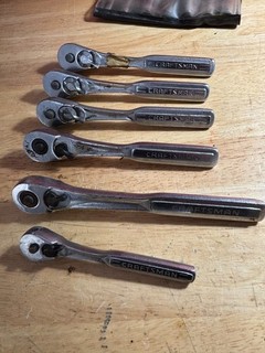 Craftsman Ratchets Vintage Made In USA 3/8” and 1/4” Used