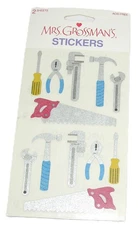 NIP Mrs. Grossman's Stickers Lot of 2 Sheets TOOLS Hammer Saw Screw Driver Plier