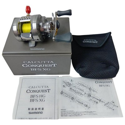 SHIMANO 045706 23 CALCUTTA CONQUEST BFS XGR Köderrolle Vintage TOP