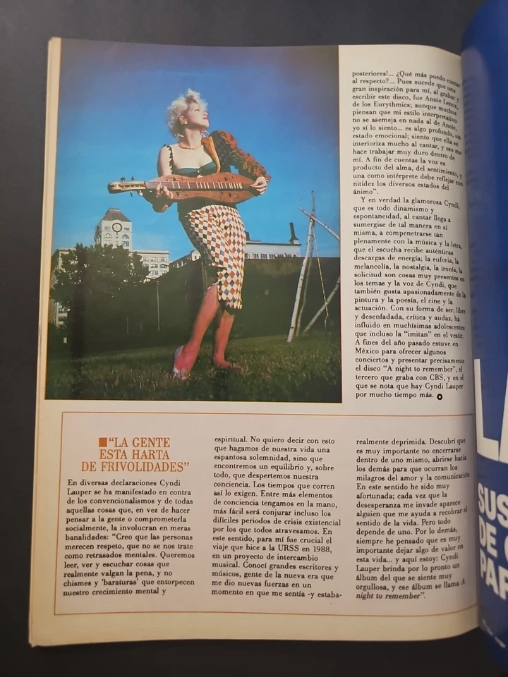 Cyndi Lauper Beauty Pageant Eugenia Nikolayeva Larisa Litiche Flans Ana Gabriel Foto 3 de 4