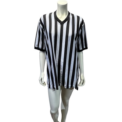 #ad #ad Dalco Athletics Striped Referee Jersey Classic Black amp; White Officiating Shirt $12.00