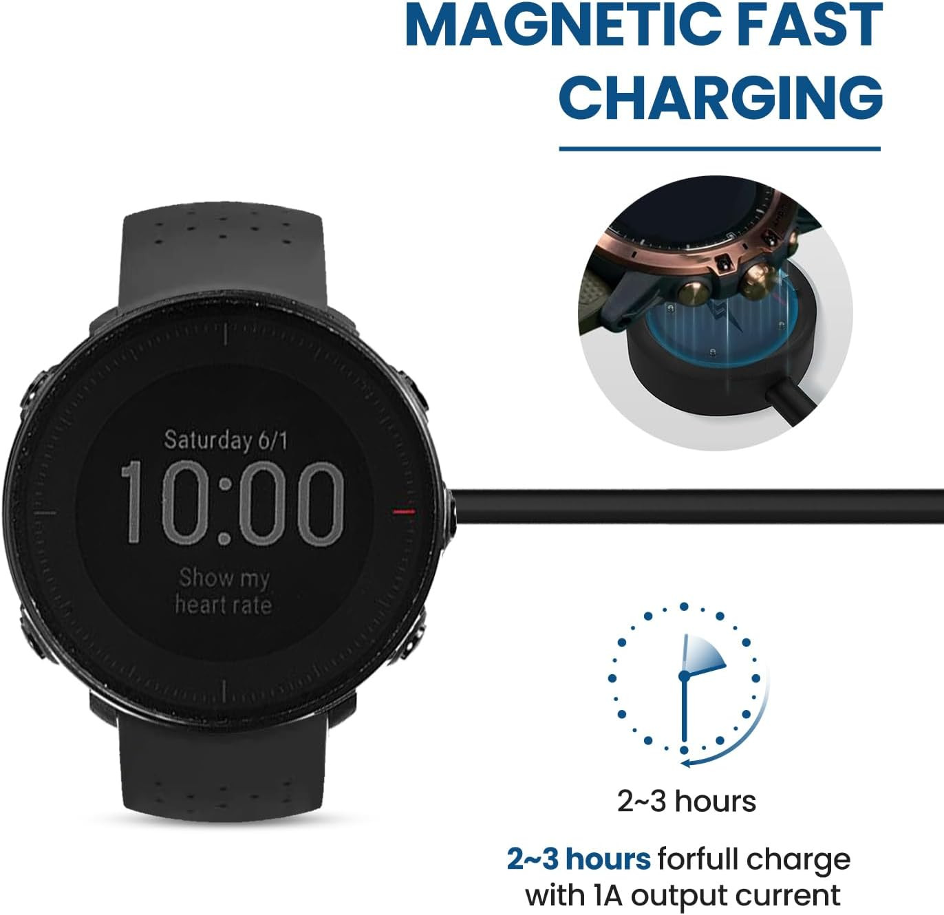 Compatible With Polar Ignite/grit X/vantage V2/vantage V/vantage M Charger Repla