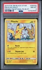 2019 POKEMON SM BLACK STAR PROMO TEAM UP SINGLE PACK BLISTERS PIKACHU-HOLO PSA 8