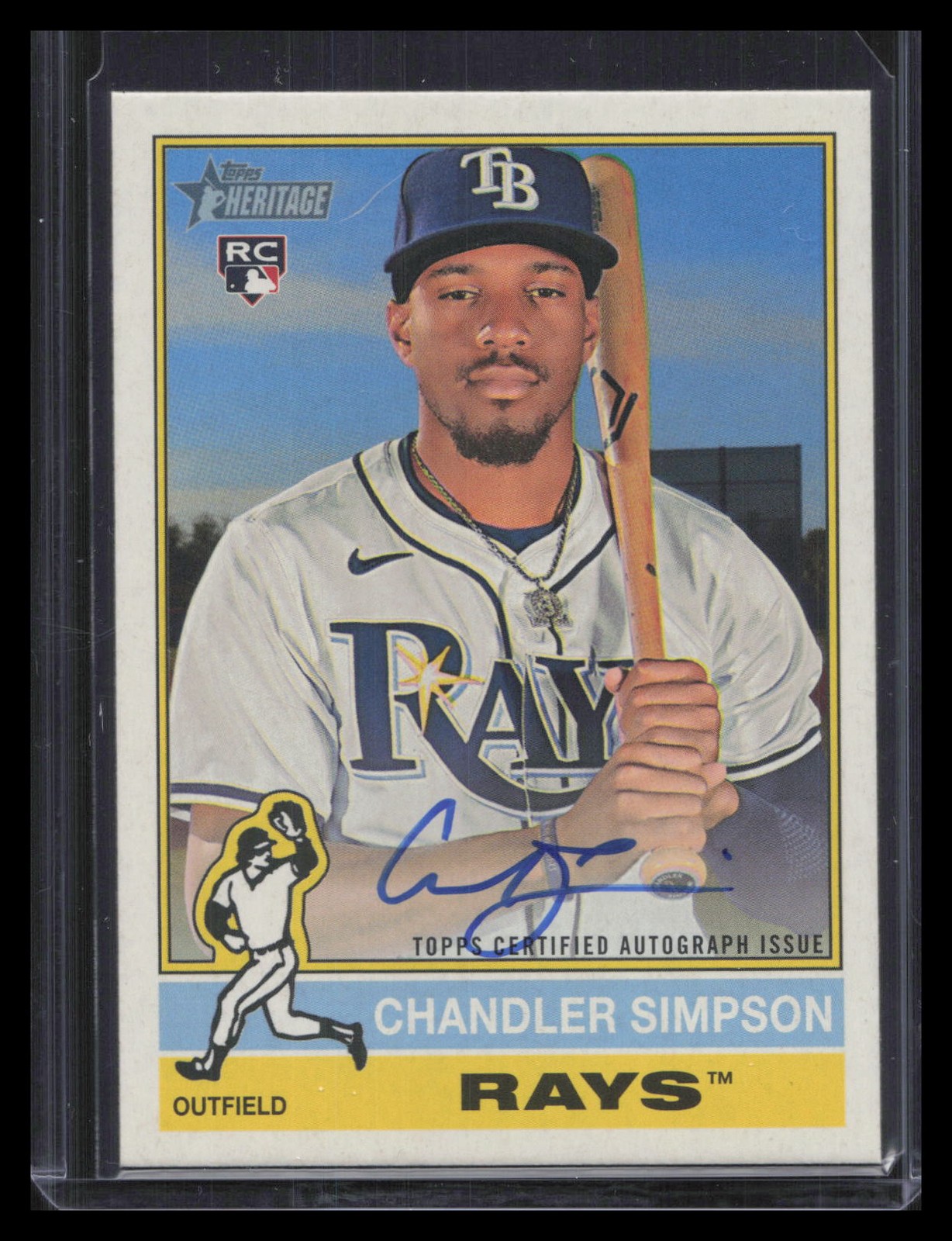 Chandler Simpson 2025 Topps Heritage #ROA-CH Real One Autographs High Number