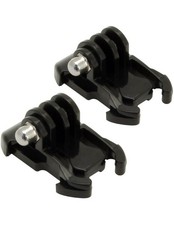 2x Black Buckle Basic Mount Adapter Clips for GoPro HERO8 7 6 5 4 3 3 Camera
