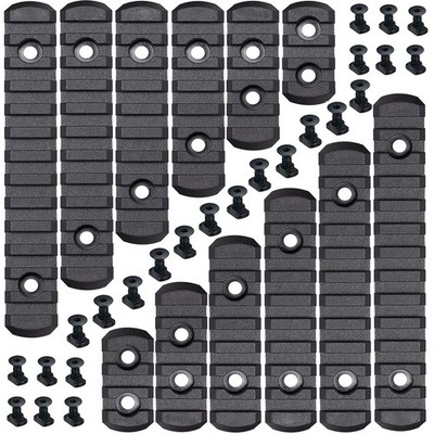 12 Pack Single Picatinny Rail 3 3 5 5 7 7 9 9 11 11 13 13 Slots...