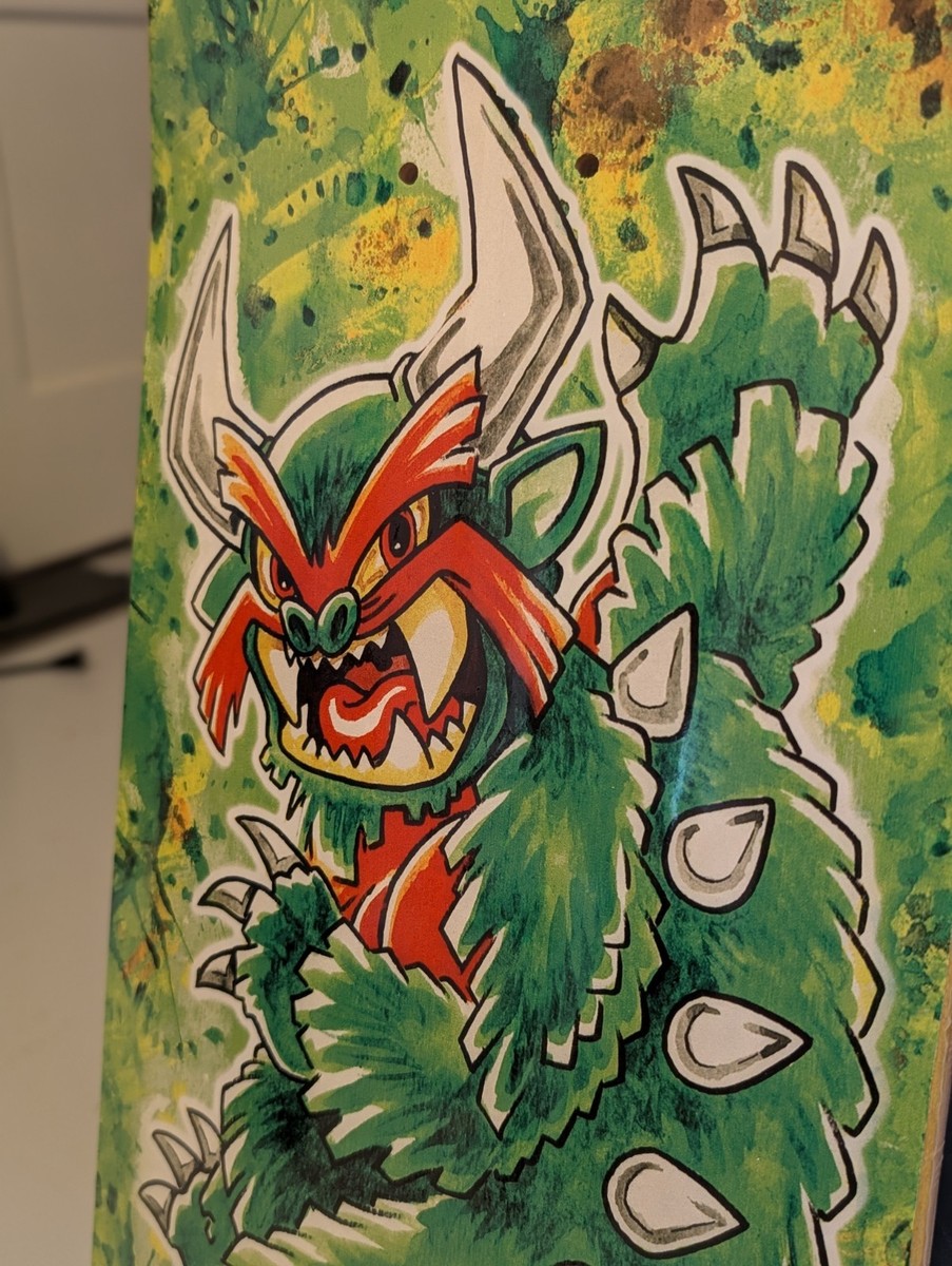 Meadow Zoo X Revive Skateboard Deck Hodag | eBay