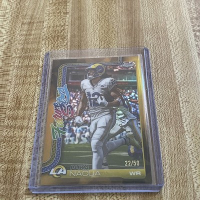 Puka Nacua Future Stars Gold /50 Los Angeles Rams SP NFL