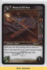 2008 World Warcraft TCG: Servants Betrayer Wand of the Seer #243 READ 0f8