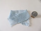 Artisan Needlepoint Fine Crocheted Dolls Scarf Dollhouse Miniature 1:12