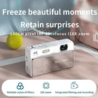 Compact Slider Digital Camera 64MP 16X Digital Zoom 2.8 inch HD Display