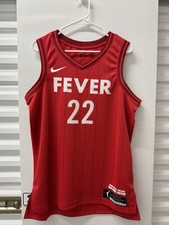 Nike Indiana Fever Caitlin Clark #22 Women's M Red Basketball Jersey