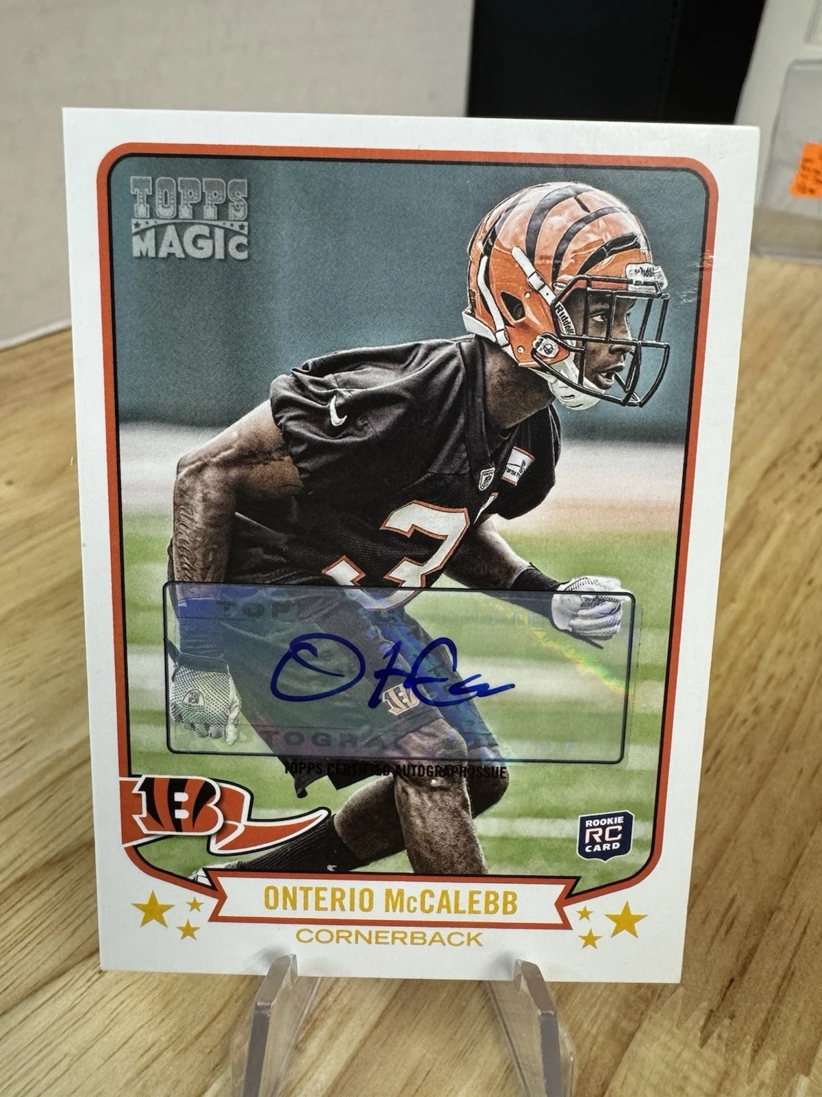 Onterio Mccalebb trading card