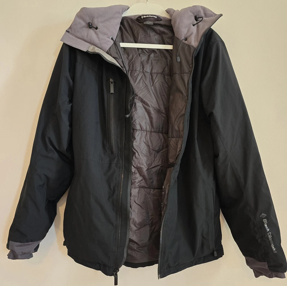 Black Diamond Jacket Windstopper Men Sz XS/XP Black Hiking Climb Hoody Outdoor - Image 2 of 4