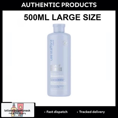 Lee Stafford Bleach Blondes Ice White Shampoo 500ml