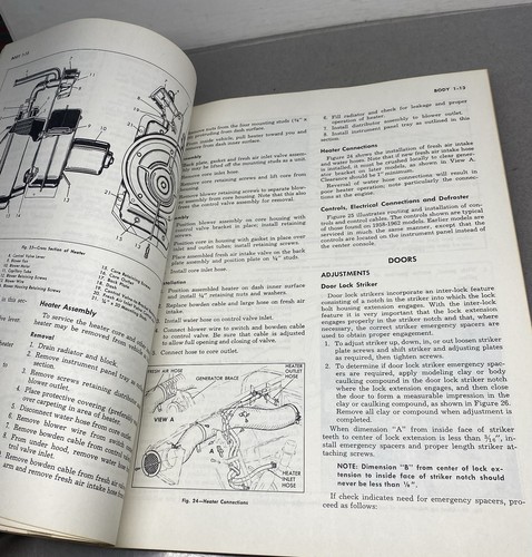 VINTAGE 1962 Corvette Servicing Guide AUTOMOTIVE REPAIR MANUAL - Picture 6 of 11