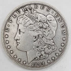 1884-P Morgan Silver Dollar $1 Circulated 90% Silver Raw