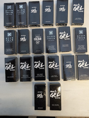 Avon Mark Avon True Nail Enamel GROSSHANDEL 20 gemischte Artikel wie Bild