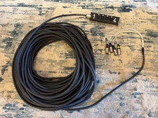 CUSTOM MADE 200FT 4-CHANNEL XLR SNAKE CABLE WITH STAGE BOX