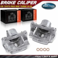 2x Brake Caliper w/ Phenolic Piston for Toyota Prius 2004-2009 Front Left&Right