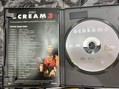 Scream 3 (DVD, 2000, Collectors Edition) 717951004895| eBay