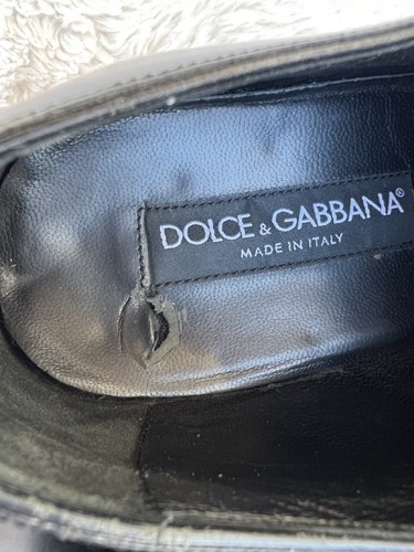 Zapatos con cordones Dolce&Gabbana Derby de cuero negro para hombre UK 8 US 9 EUR 42 - Imagen 4 de 12