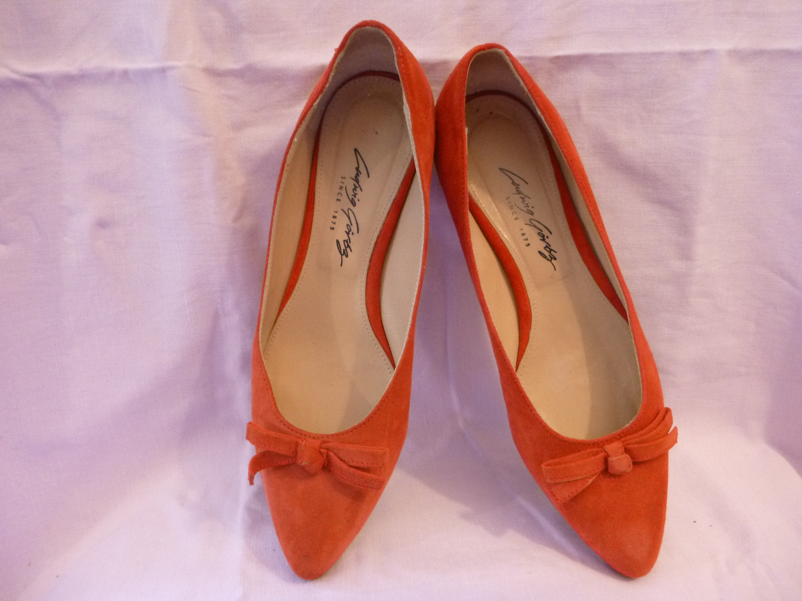 Zapatos de mujer baratos zapatos de mujer Descuento por tiempo limitado Ludwig Görtz- koralle Pumps-Ballerinas Samt-Leder Gr.37 Abs-1 Zapatos de mujer baratos zapatos de mujer Descuento por tiempo limitado Ludwig Görtz- koralle Pumps-Ballerinas Samt-Leder Gr.37 Abs-1