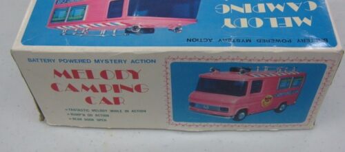 Vintage 70's Yonezawa Japan Battery Operated Melody Camping Car MIB Works Great - Picture 3 of 11