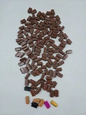 Lot of Lego Parts Reddish Brown Container Treasure Chest No 4738ac01 Gems Used