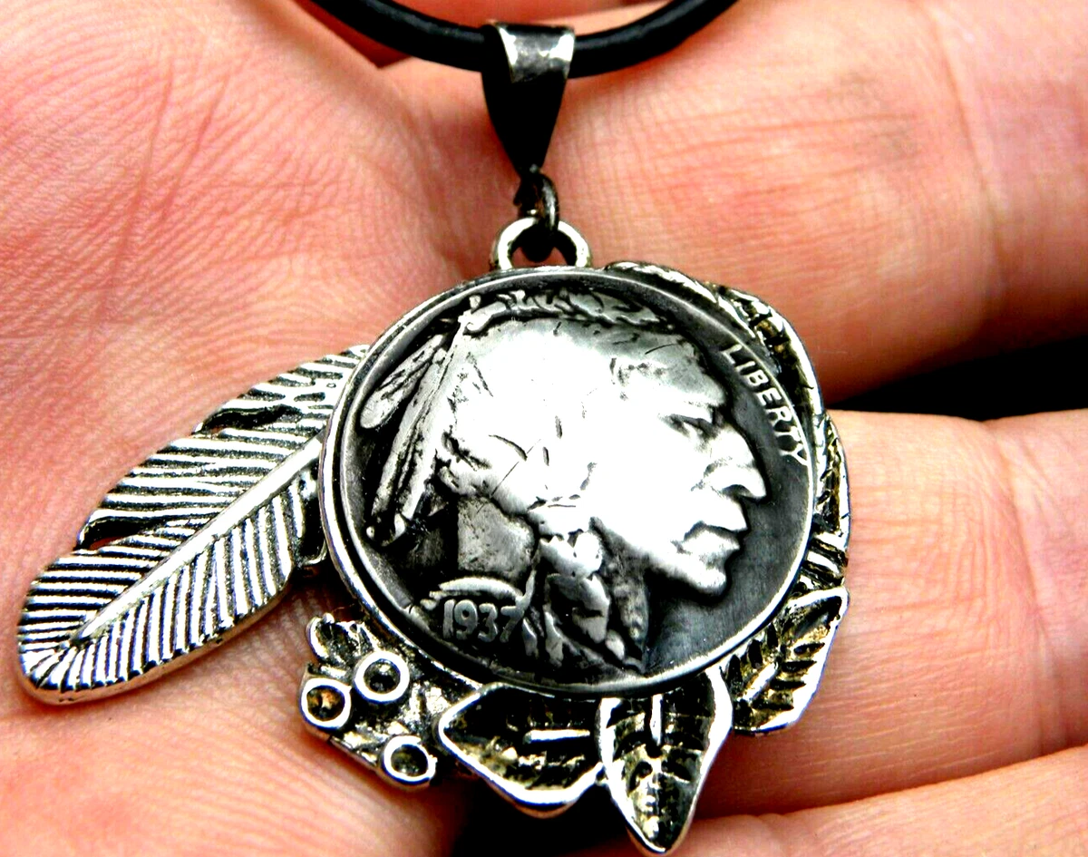 Indian head nickel sales necklace